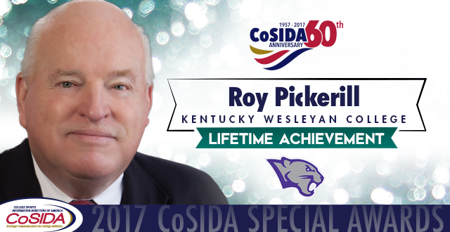 Special Awards Salute: Roy Pickerill (Kentucky Wesleyan College), Lifetime Achievement Award